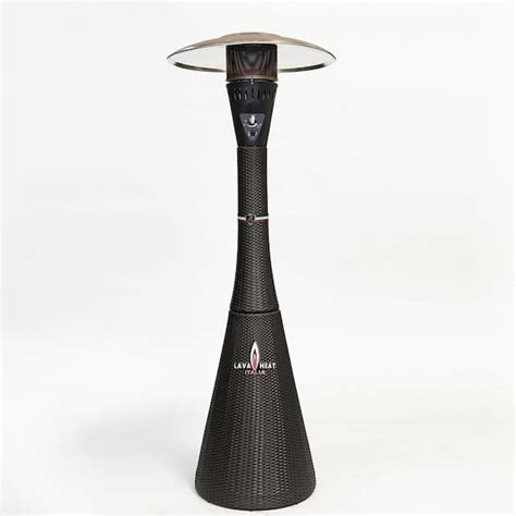 Lava Heat Italia Palermo Btu Ft Black Wicker Gas Patio Heater