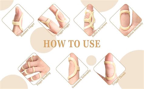 Pcs Finger Splint And Pcs Finger Sleeve Thumb Brace Trigger Finger