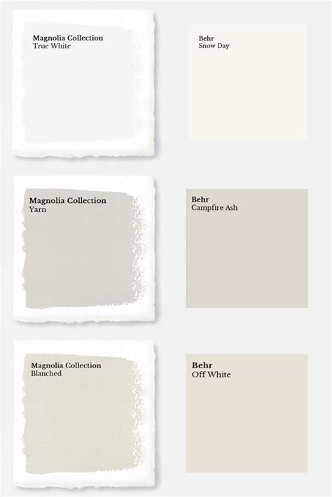 Magnolia Paint Colors Matched To Behr Joyful Derivatives Magnolia