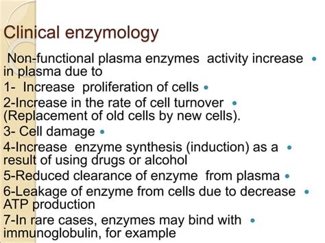 Clinical Enzymology Ppt