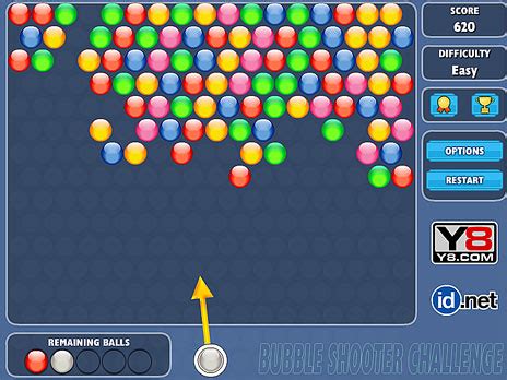 Bubble Shooter Challenge Spiel Online Spielen Auf Y8