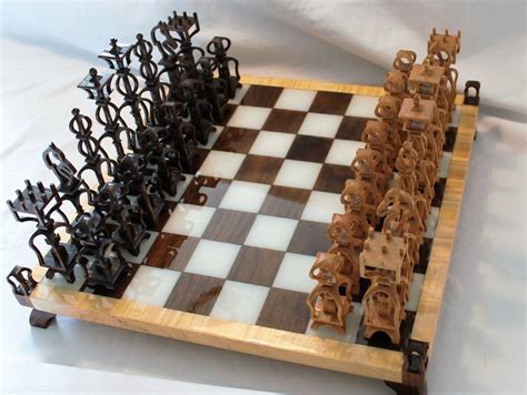 Scroll Saw Pattern Advanced Chess Set 2 Etsy