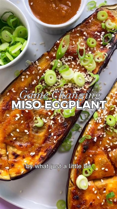 Miso Roasted Eggplant Recipe