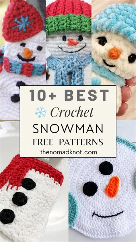 1 Snowman Amigurumi