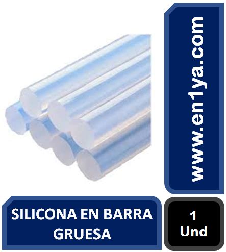 Silicona En Barra Gruesa X Unidad