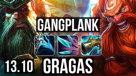 GANGPLANK Vs GRAGAS TOP 7 0 13 700 Games Godlike KR Master