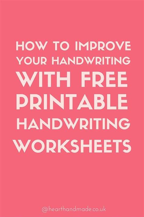 Easily Improve Your Handwriting Improve Your Handwriting Handwriting