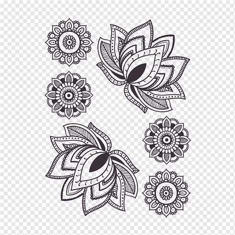 Mandala Floral Ilustra O Mandala L Rio D Gua Tatuagem Desenho De