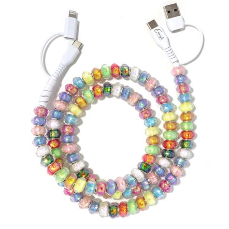 how to make a beaded phone charger