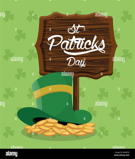 Saint Patricks Day Vector Illustration Graphic Design Stock Vector