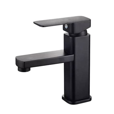 Bathroom Faucet Counter Single Handle One Hole Vanity Modern Mixer Tap Commercial Mount Lavatory