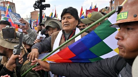 Evo Morales Asegura Que Si Es Capturado Habr Un Levantamiento Ind Gena