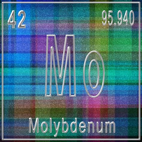 Premium Photo Molybdenum Chemical Element Sign With Atomic Number And