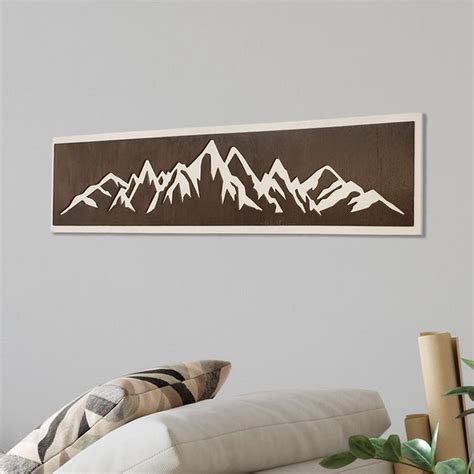 Narrow Horizontal Wood Wall Art Etsy