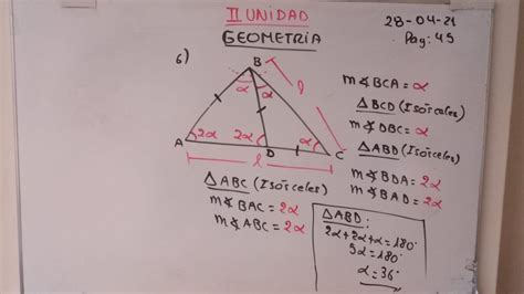 Se tiene un triángulo ABC tal que AC BC y en AC se ubica un punto D