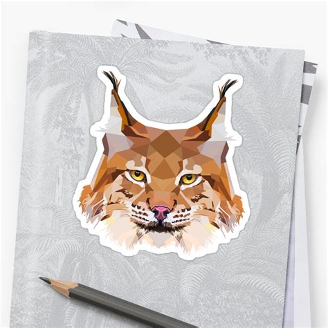 Lynx Sticker By Edwardmhz Redbubble