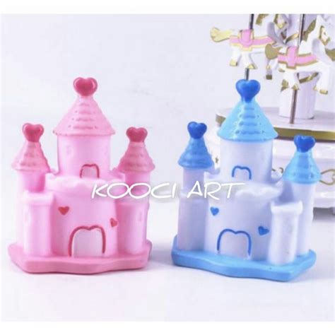 Jual Cake Topper Istana Castle Palace Prince Princess Kastil Latex