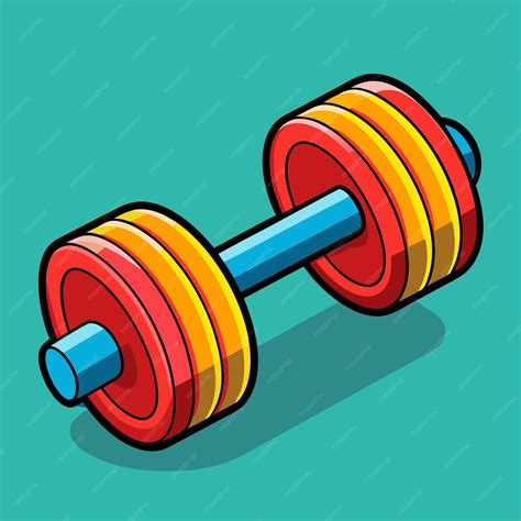dumbbell cartoon 10