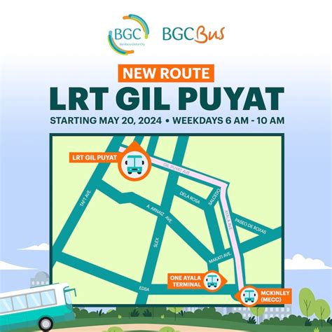 Bgc Bus Lrt Gil Puyat Route Schedule And Stops