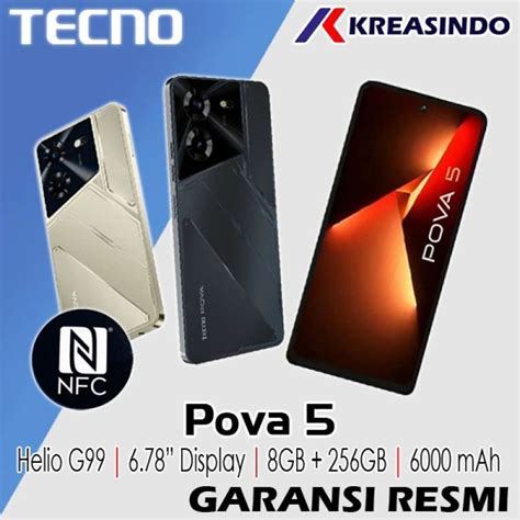 Jual Tecno Pova Nfc Ram Gb Internal Gb Garansi Resmi