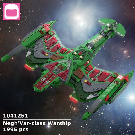 LEGO Negh’Var-class Warship Instructions / Lilium Brick Yards