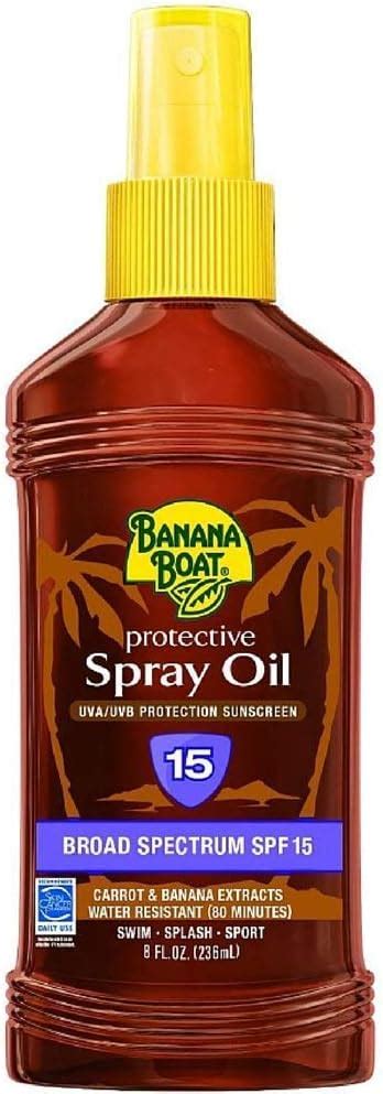 Banana Boat Ultramist Deep Tanning Dry Oil Continuous Clear Spray Spf 4 Sunscreen 6