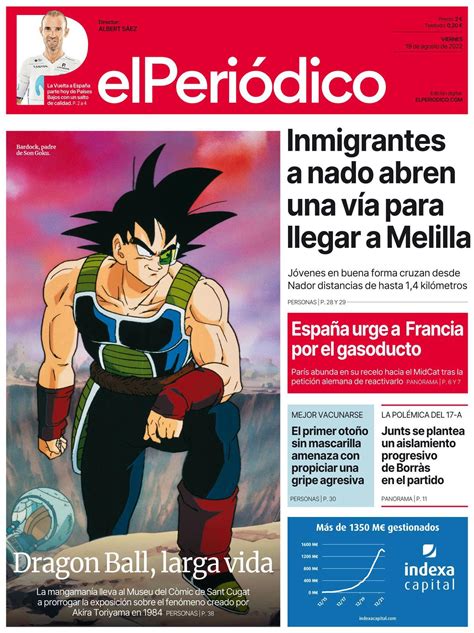 La Portada De El Peri Dico Del De Agosto De