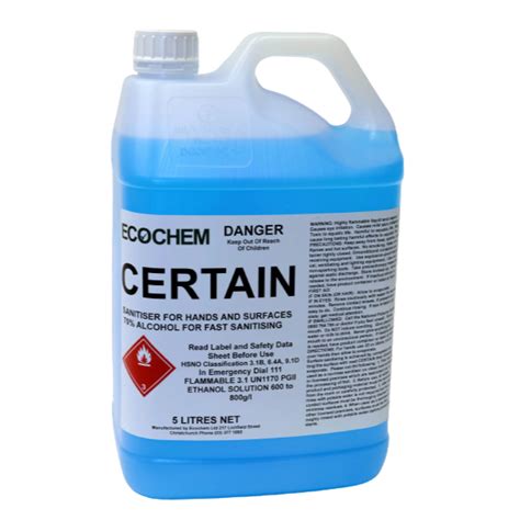 Certain Ecochem Cleaning Products