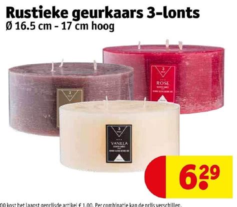 Rustieke Geurkaars 3 Lonts Aanbieding Bij Kruidvat