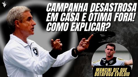 BOTAFOGO TEM SEGUNDA PIOR CAMPANHA MANDANTE E QUARTA MELHOR VISITANTE