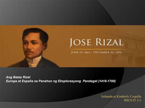 Mga Akdanaisulat Ni Dr Jose Rizal