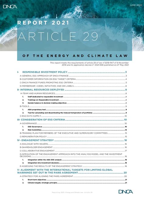 Calaméo Dnca Finance Article 29 Energy And Climate Law 2021