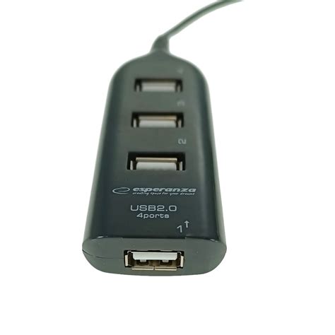 HUB USB Cu 4 Porturi Interfata USB 2 0 Esperanza 76860 Cablu De 78cm