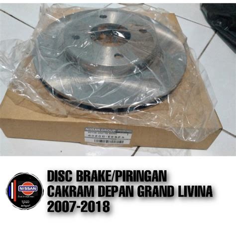 Jual PIRINGAN CAKRAM DISC BRAKE DEPAN GRAND LIVINA EVALIA ORIGINAL