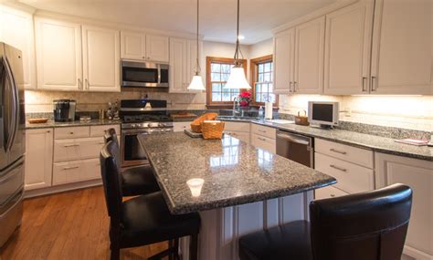 Timeless Traditional Kitchen With Corner Sink And Granite Countertops