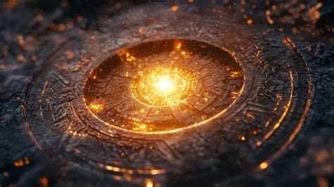 Ancient Artifact Glows with Mysterious Power CloseUp Image | Premium AI ...