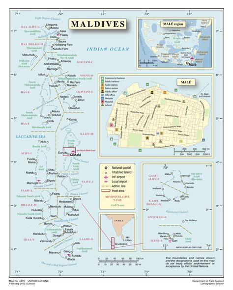 Large Detailed Political Map Of Maldives Maldives Asia Mapsland