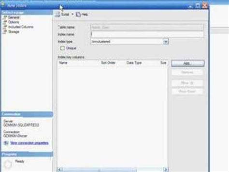 sql server performance tuning   build  index youtube