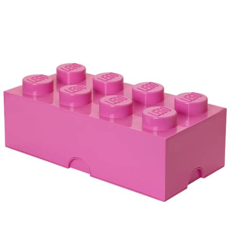 Room Copenhagen Contenitore Lego Storage Brick 8 Rosa Finnish Design