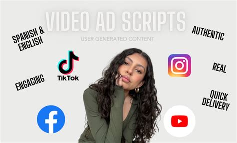 Write Compelling Ugc Ad Scripts For Your Tiktok Instagram By