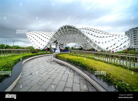 Da Nang City Vietnam April Apec Da Nang Sculpture Park Is