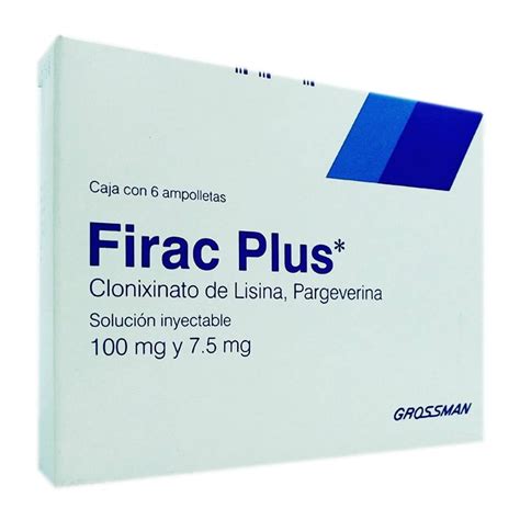 Firac Plus 100 mg solución inyectable 6 pzas Walmart