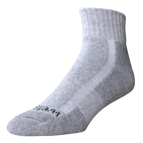 Wells Lamont Gray Cotton Quarter Work Socks