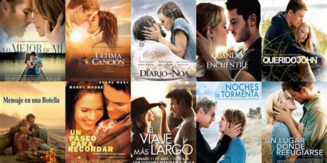 10 películas románticas basadas en novelas de Nicholas Sparks que