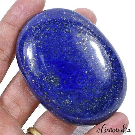 Cts Certified Natural Lapis Lazuli W Gold Pyrite Huge Oval Cabochon