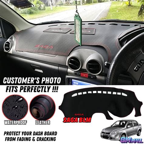 Proton Saga Blm Leather Dashboard Cover Dashmat Protector Karpet Papan