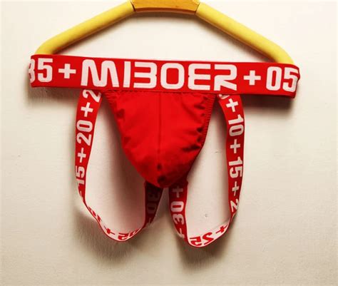 Gay Jockstrap Wide Waistband Fashion Thongs Sexy G String Men Bikini