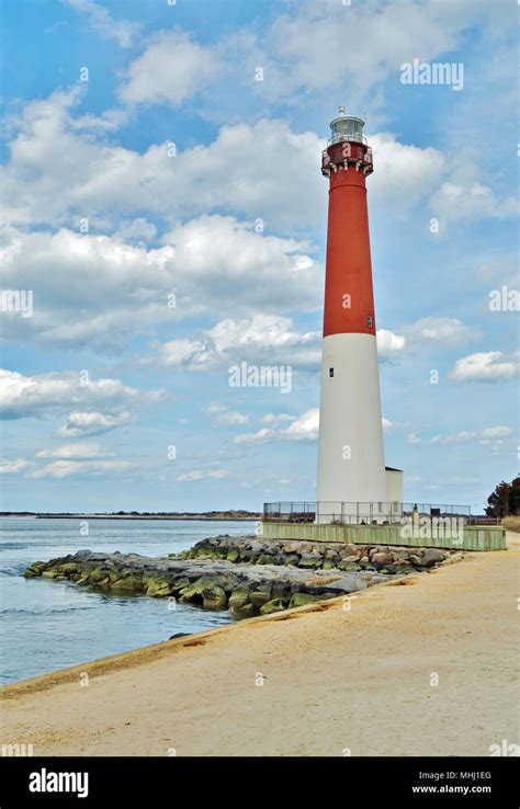 View Of The Barnegat Light Old Barney A Landmark Lighthouse Located