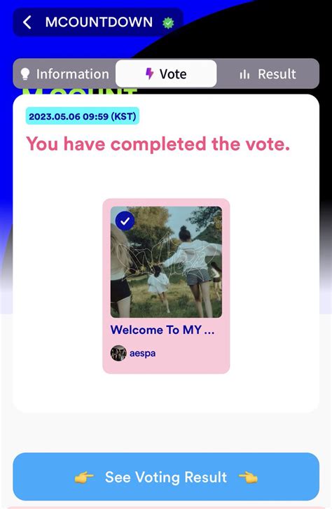 Aespa Ph Spicy On Twitter Vote M Countdown Pre Voting