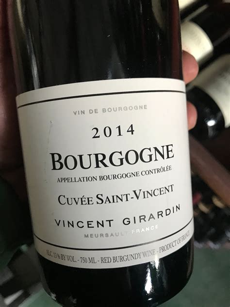 Girardin Cuvee St Vincent Bourgogne Rouge Winesneak